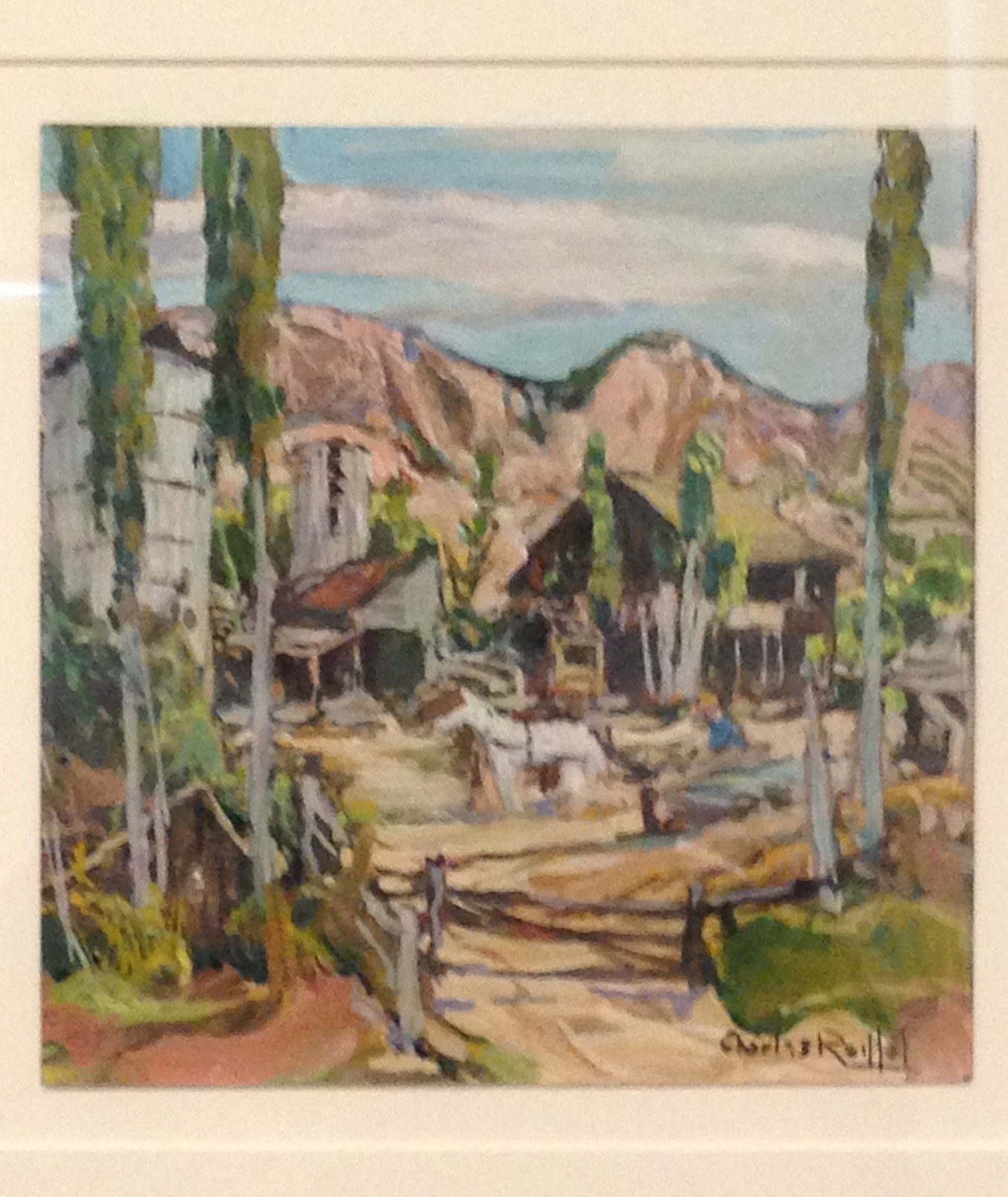 Charles Reiffel, Old Ranch Mission Valley, 1930